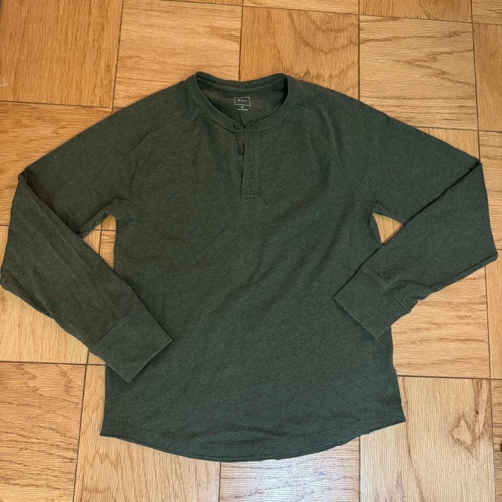 GAP Green Henley Shirt